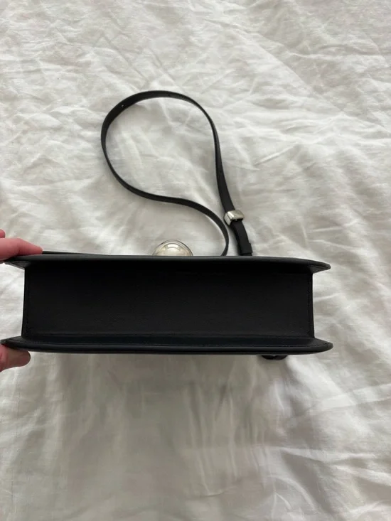 Neous Phoenix Adjustable Crossbody Handbag Black and Silver - Picture 8 of 10